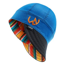 Load image into Gallery viewer, Welder Nation Welding Beanie - The Poncho, Blue WN0788