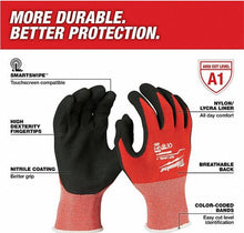 Load image into Gallery viewer, MILWAUKEE A1 CUT LEVEL DIPPED GLOVE

