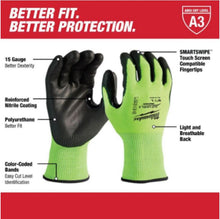 Load image into Gallery viewer, MILWAUKEE A3 CUT LEVEL DIPPED GLOVE  - YELLOW
