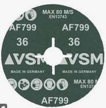 Load image into Gallery viewer, VSM FIBRE DISC 7 x 7/8 36 Grit  Series# AF799
