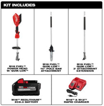 Load image into Gallery viewer, MILWAUKEE 10&quot; Pole saw Kit W/QUIK-LOK
