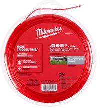 Load image into Gallery viewer, MILWAUKEE .095&quot; X 250&#39; Trimmer Line
