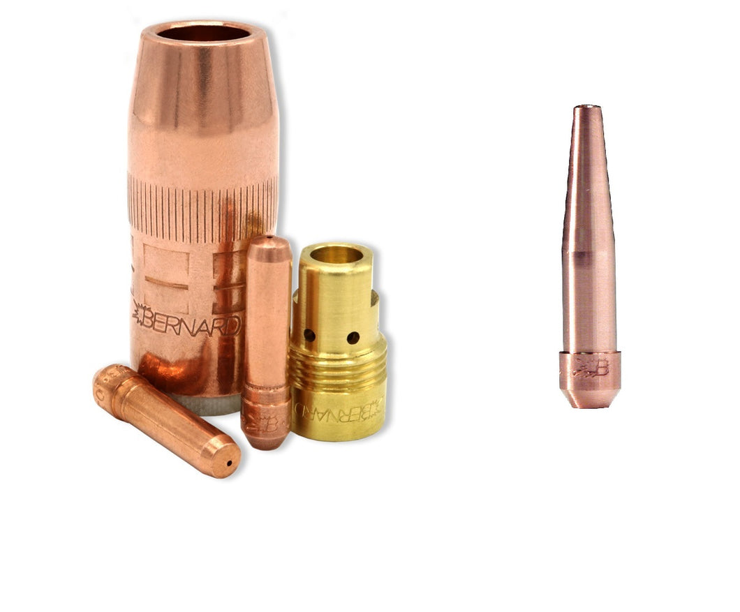 BERNARD® Centerfire™ Tapered Contact Tips; Copper